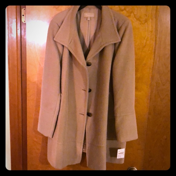 Light Camel Super Soft Andean Alpaca Blend Coat - Picture 1 of 8